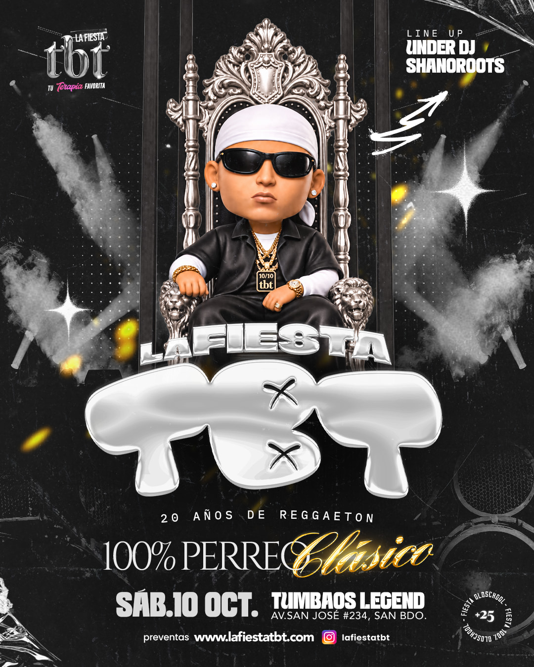 La Fiesta TBT - SÁB. 10 OCT - 100% PERREO CLÁSICO
